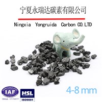 Calcined anthracite coal recarburizer