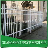 Decorative steel Polyester coated villa fence design wholesale