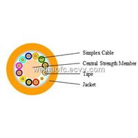 Optical Fiber Cable Multifiber 4 6 8 12 Cores Fibers Breakout Singlemode PVC LSZH