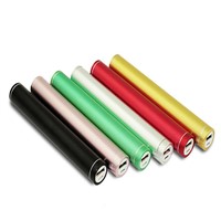 Cylindrical aluminum alloy portable power bank charger gift 5200mAh
