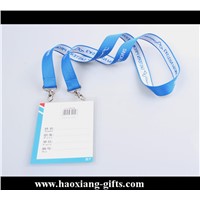 Sublimation Printing Cheap Custom Polyester Credential Holder Lanyard