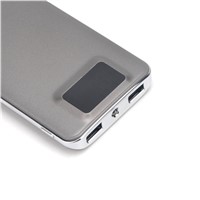8000mAh Ultra-slim Power Bank, Dual USB Port 2.1A &amp;amp; 1A External Mobile Battery Charger for iPhone