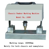 Portable pneumatic frame vin number chassis number engraving machine Needle punching machine