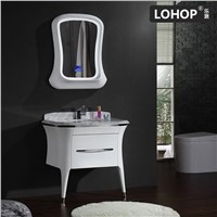 New Style Solid Wood Bathroom Vanity with Bluetooth Music Player & Hydraulic Buffer Hinge