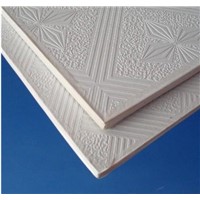 PVC Laminated Gypsum Tile with Alumimum Foil Back