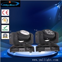 Mini Flip Double Face Two Sides 4in1 RGBW 4*10W Wash + 10W Beam LED Moving Head