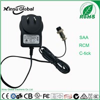 SAA C-TICK RCM Approval Australia Plug AC to DC Power Adapter 12V 2A