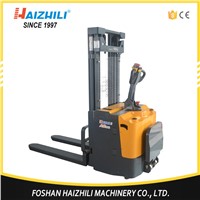 1.5 Ton 2000mm Battery Operated Full Electric Stacker for Warehouse Use