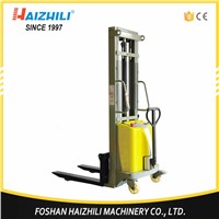 1 Ton / 1000kg Semi Electric Pallet Stacker with 2500 Lifting Height