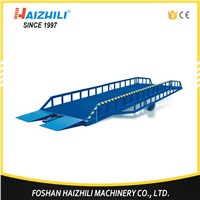 Material Handing Equipment 10 Ton Mobile Hydraulic Loading Ramp for Forklift