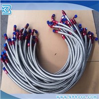 SAE J1532 Automotic Transmission Oil Cooler Rubber Hoses with Aluminium Fitting Stright 45degree for Modify Car