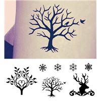 New Fashion Tattoo Stickers Waterproof Temporary Tattoo Removable Body Art Bow Bowknot Bandage Tattoos Stickers
