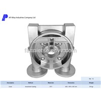 Ap Alloy Foundry Customized Manufacturer Precision Casting Part Pump- Side Cover of Pump