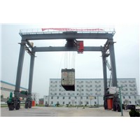 Motor Drive Rubber Tyre Gantry Crane Safe &amp;amp; Reliable for Sale