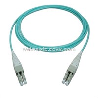 Fiber Optical OM3 OM4 Uniboot Patch Cord Cable LC-LC PVC LSZH Duplex