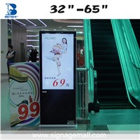 TFT Floor Stand LCD Touch Screen Advertising Display