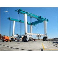 Mobile Rubber Tyre Gantry Crane Used for Lifting Boat