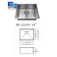 China 304 Stainless Steel Undermount Sink Single Bowl