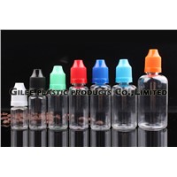 Dropper Bottle 3ml-150ml PET with Childproof Cap Drop Bottle for E Vapor Cig Liquid Packing Bottle