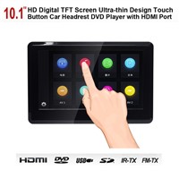 Touch Screen 10.1 Inch HD TFT LCD Headrest Car DVD Player