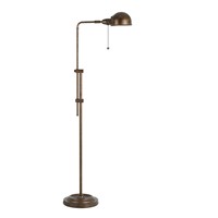 Floor Lamp with Reading Light 56 Inch Antique