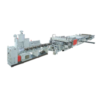 PC PP PE Hollow Sheet Extrusion Line