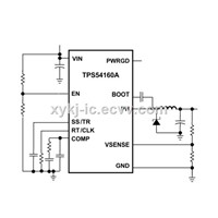 TPS54160DGQR TI(3.5V to 60V Input, 1.5A Step-Down Converter with Eco-Mode)