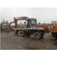 Used Japan Wheel Excavator, Japanese Hitachi EX100 EX100-1 EX160-1 Wheel Excavator Digger