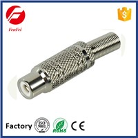 2017 FenFei Nickel Plated RCA Jack Metal with Spring