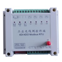 433MHz 4-Way Wireless I/O Module for Remote Pump Control, 2km-3km Distance, On-off Control