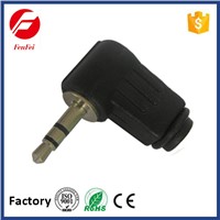 3.5mm Stereo Plug Right Angle Audio Video Adapter