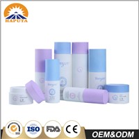 Opaque Cylindrical Cosmetic Plastic Lotion/Spray Pump Bottle &amp;amp; Cream Jar Sets