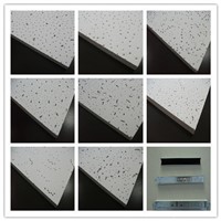 Sound Absorption Acoustic Mineral Fiber Board for Ceiling Decoration