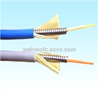 Fiber Optic Armored Cable Duplex 2-in-1 Round Singlemode 3mm