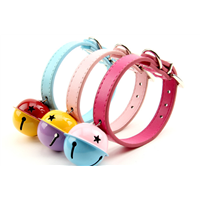 PET Collar PET Colorful Big Bell Dog Cat Collars &amp;amp; Leash