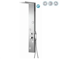 #304 Stainless Steel Shower Panel with Two-Function ABS Shower Head &amp;amp; Water Fall Shower Panel
