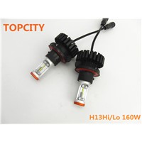 High Power 160W High Low Beam Automotive LED Headlight G6 LED Headlight H13 24V Truck Headlight Bulb