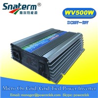 WV 500W Grid Tied Inverter DC22V-60V AC220V/AC110V Micro Solar Grid Tie Inverter