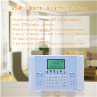 Professional Sms Door Alarm with LCD Screen Record Function Wireless Alarm System