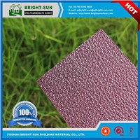 Interior Decoration Plastic Product Cheap PC Polycarbonate Embossed Sheet