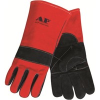 AP-0505 Chinese Supplier Safety Welding Leather Glove Safety Protection Glove