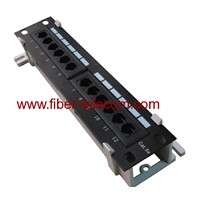 CAT. 5e UTP Wall Mounted Patch Panel 12 Ports