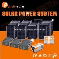 Complete Set Domestic Clean Safe Energy High Power 10kva off Grid PV Solar System for Generating