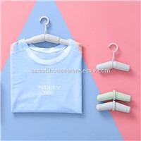 Lightweight Travel Expandable Mini Plastic Clothes Hanger Portable Hanger
