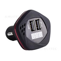 FM Transmitter Buletooth USB Car Charger, Music Display Mobile Phone Car Charger