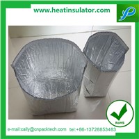 Foil Laminated Bubble Insulated Box Liners One Piece Laminated Cold Protection