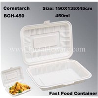 Cornstarch Biodegradable Healthy Harmless Disposable Fast Food Using Take Out Box