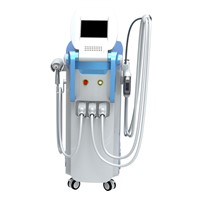 Multifunctional Beauty System with Elight, RF &amp;amp; ND YAG Laser Handles for Breast Liftup, Hair Removal, Skin Rejuvenation