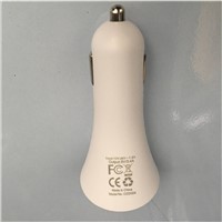 15W OEM/ODM Customized Design in-Car Charger, USB Output Type or Power Cord Output Type