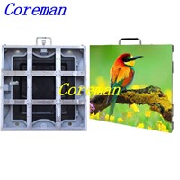 Coreman Slim Rental Cabinet P6 Rental LED Screen Monitor / Outdoor LED Screen Rental Wall P2.5 P3 P4 P5 P6 P8 P10